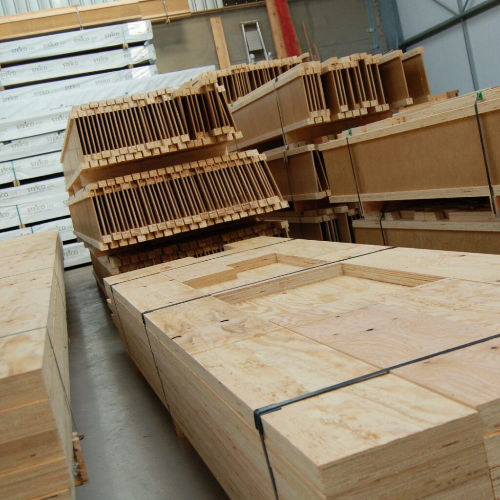 Cut timber